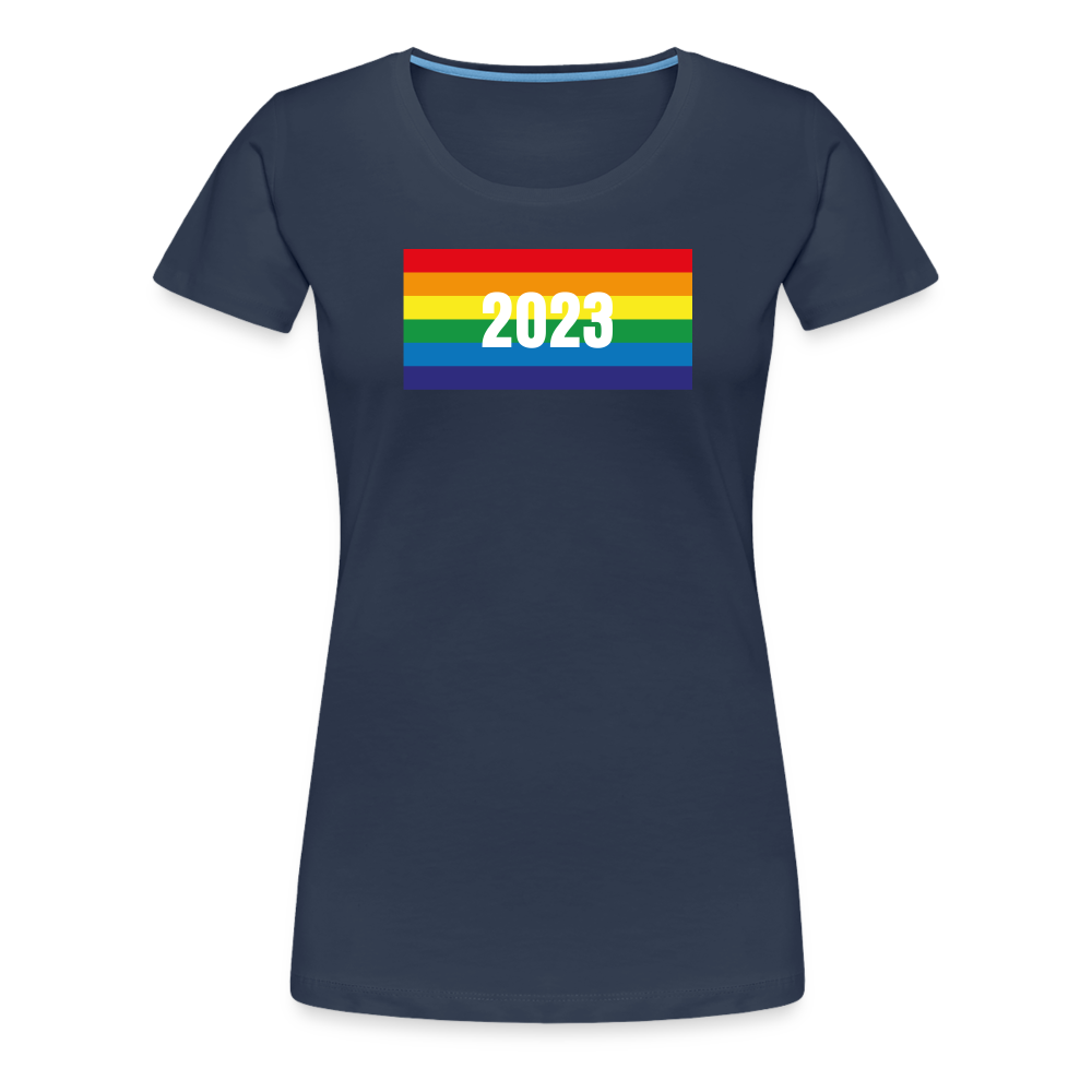 Pride Frauen Premium T-Shirt - Navy
