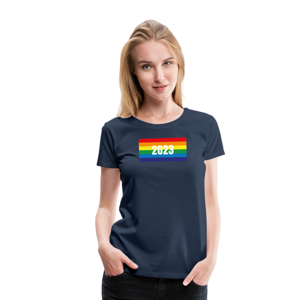 Pride Frauen Premium T-Shirt - Navy