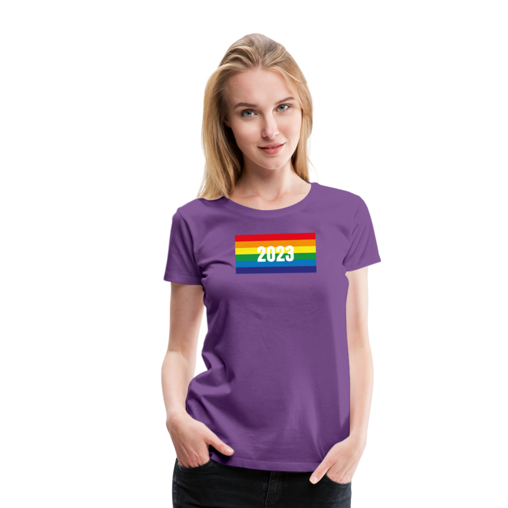 Pride Frauen Premium T-Shirt - Lila