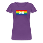 Pride Frauen Premium T-Shirt - Lila