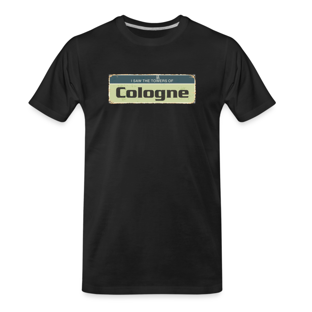 Köln Männer Premium Bio T-Shirt - Schwarz
