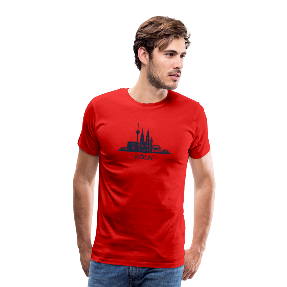 Köln Männer Premium T-Shirt - Rot
