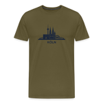 Köln Männer Premium T-Shirt - Khaki