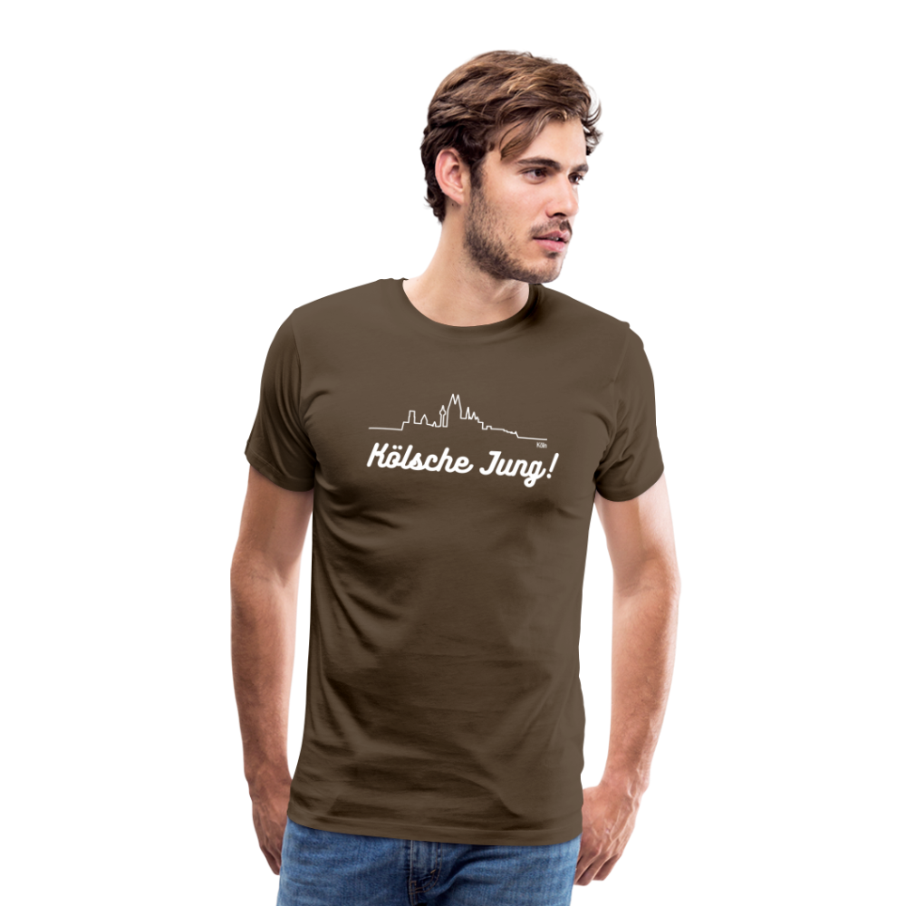 Köln Männer Premium T-Shirt - Edelbraun