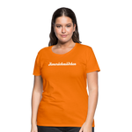 Hunsrück Frauen Premium T-Shirt - Orange