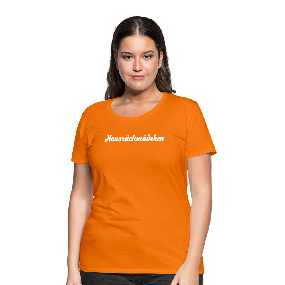 Hunsrück Frauen Premium T-Shirt - Orange