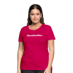 Hunsrück Frauen Premium T-Shirt - dunkles Pink
