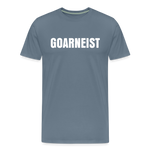Goarneist Männer Premium T-Shirt - Blaugrau