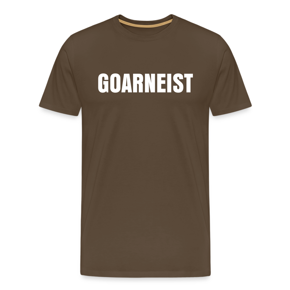 Goarneist Männer Premium T-Shirt - Edelbraun